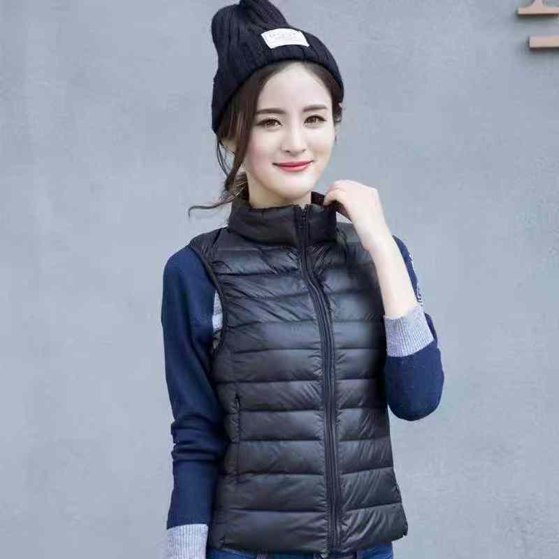 Women's down jacket with fur trim