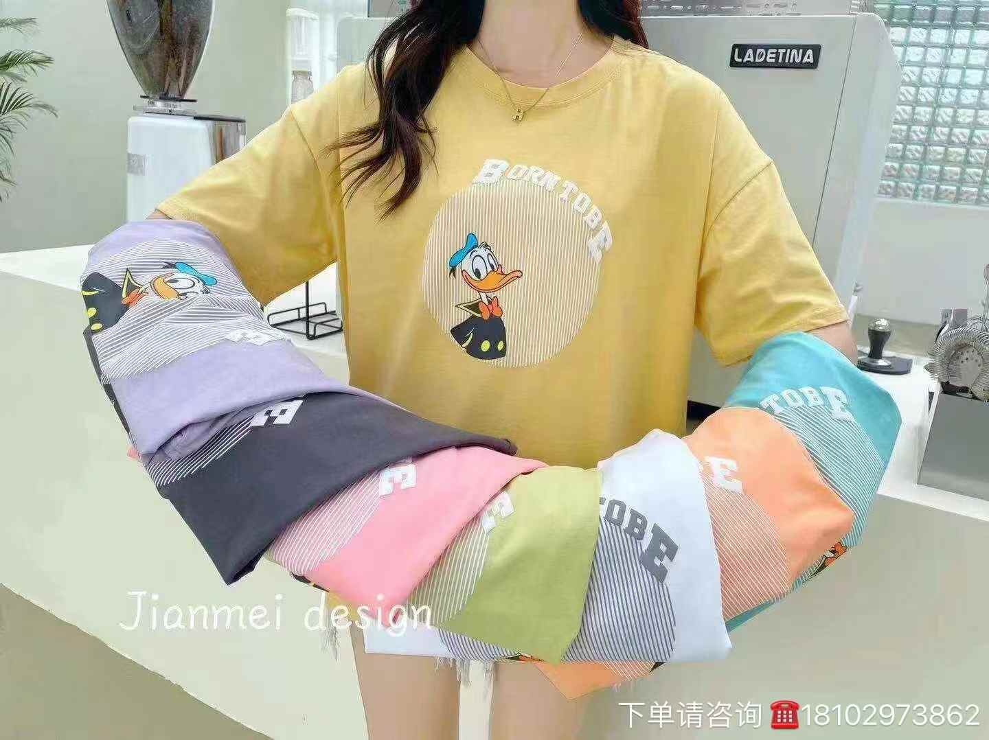 Women colorful T-shirts