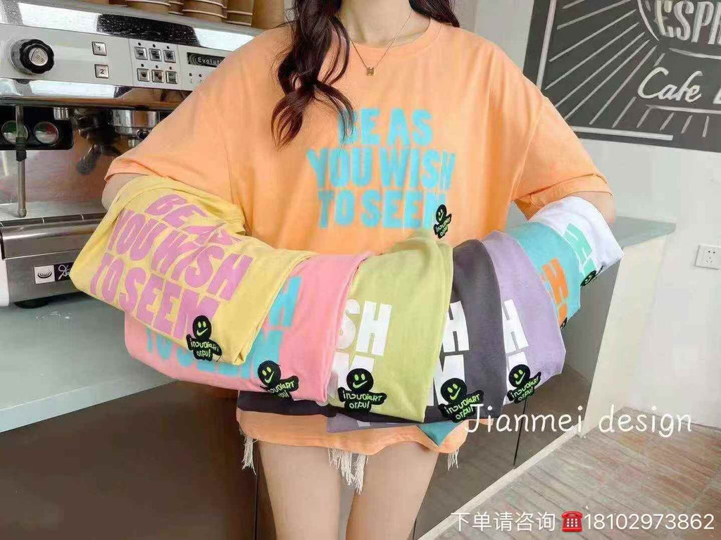 Women colorful T-shirts