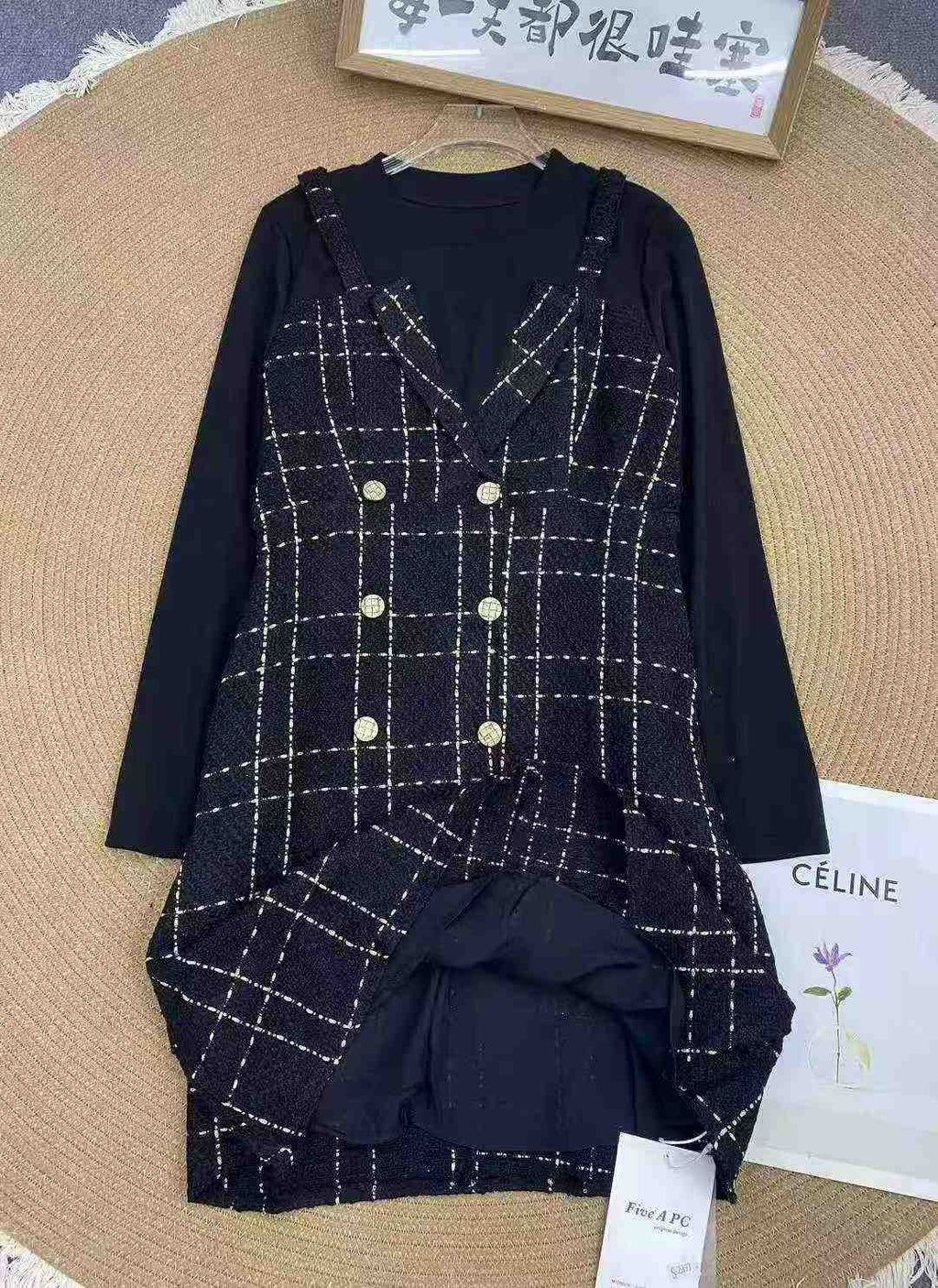 Women's elegant dress in black