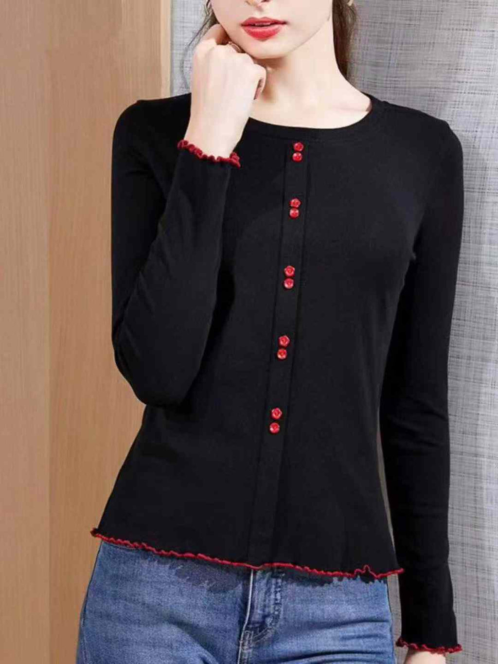 Women's cardigan blouse
