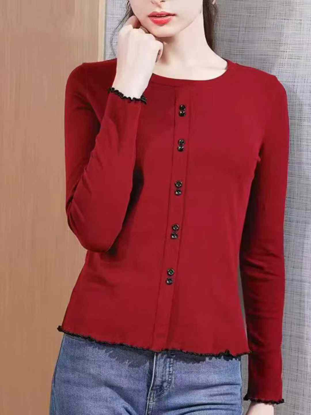Women's cardigan blouse