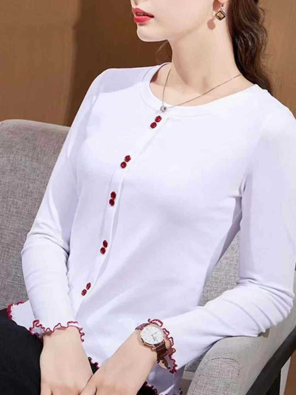 Women's cardigan blouse
