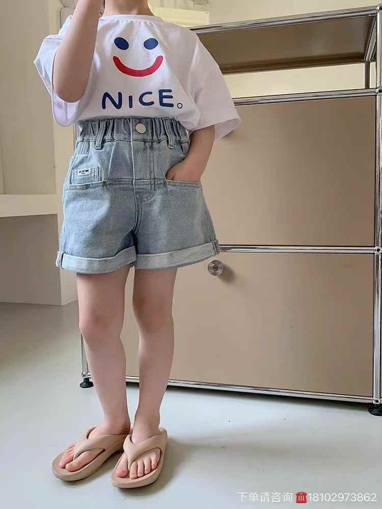 Kids jean shorts