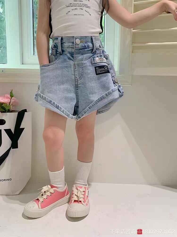 Kids jean shorts
