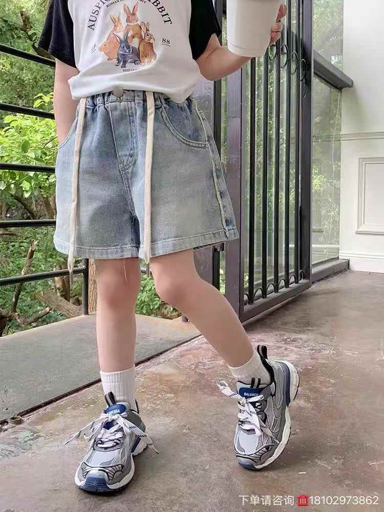 Kids jean shorts