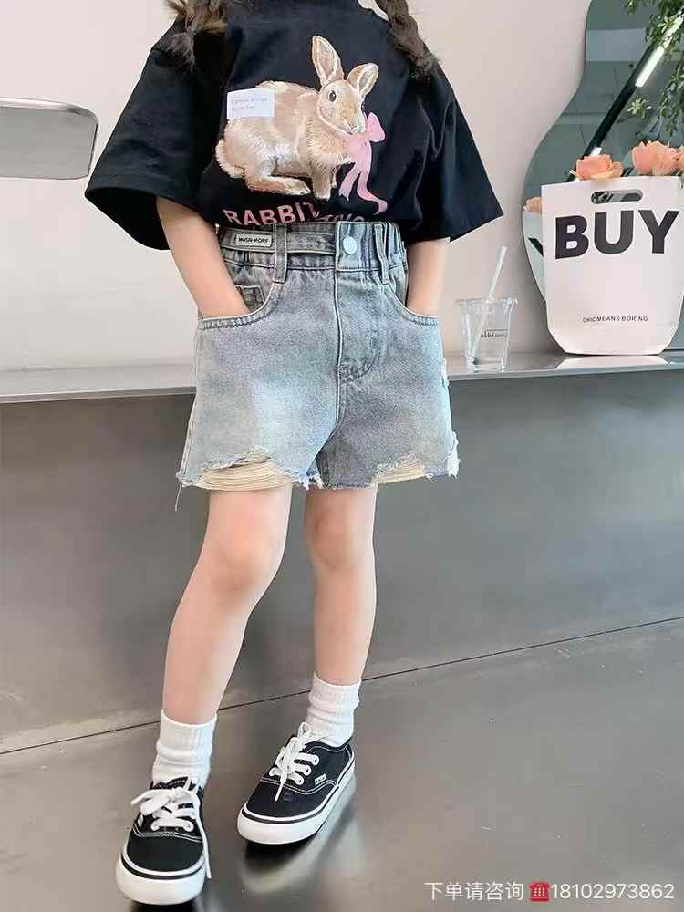 Kids jean shorts