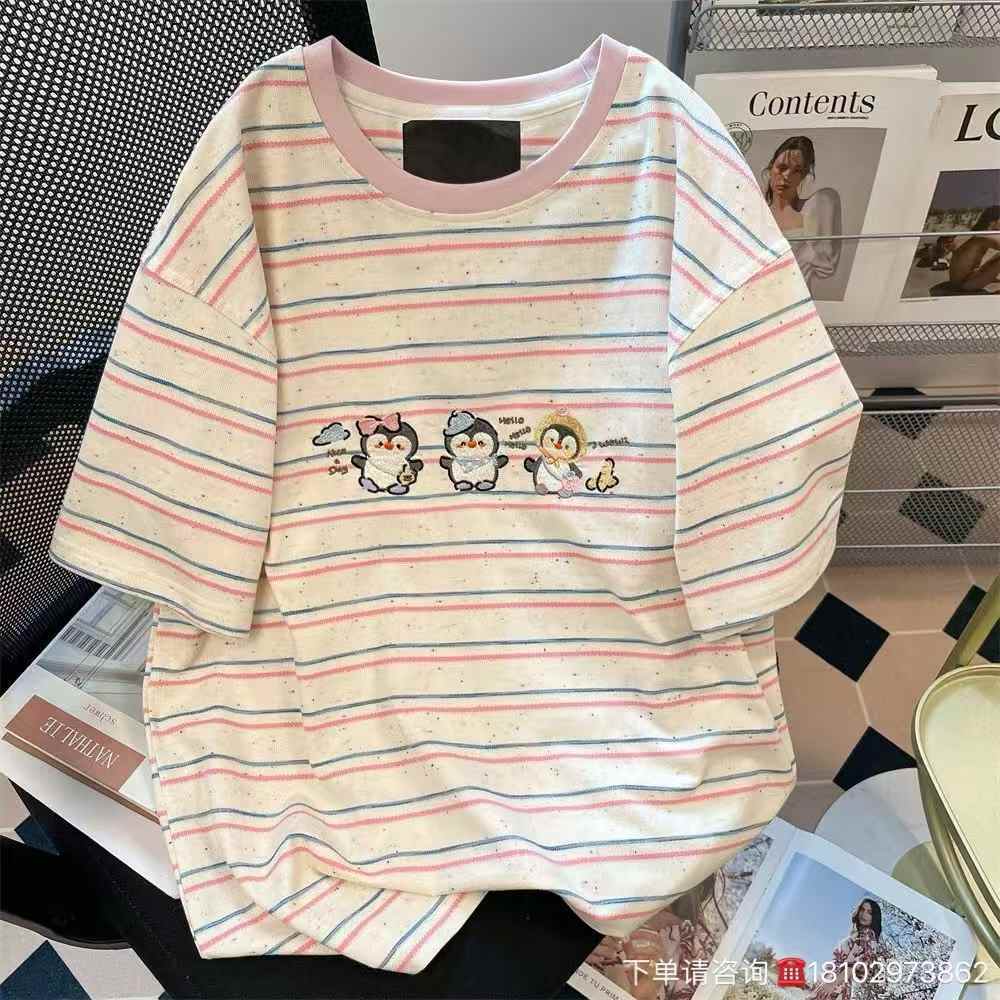 Women stripes T-shirts