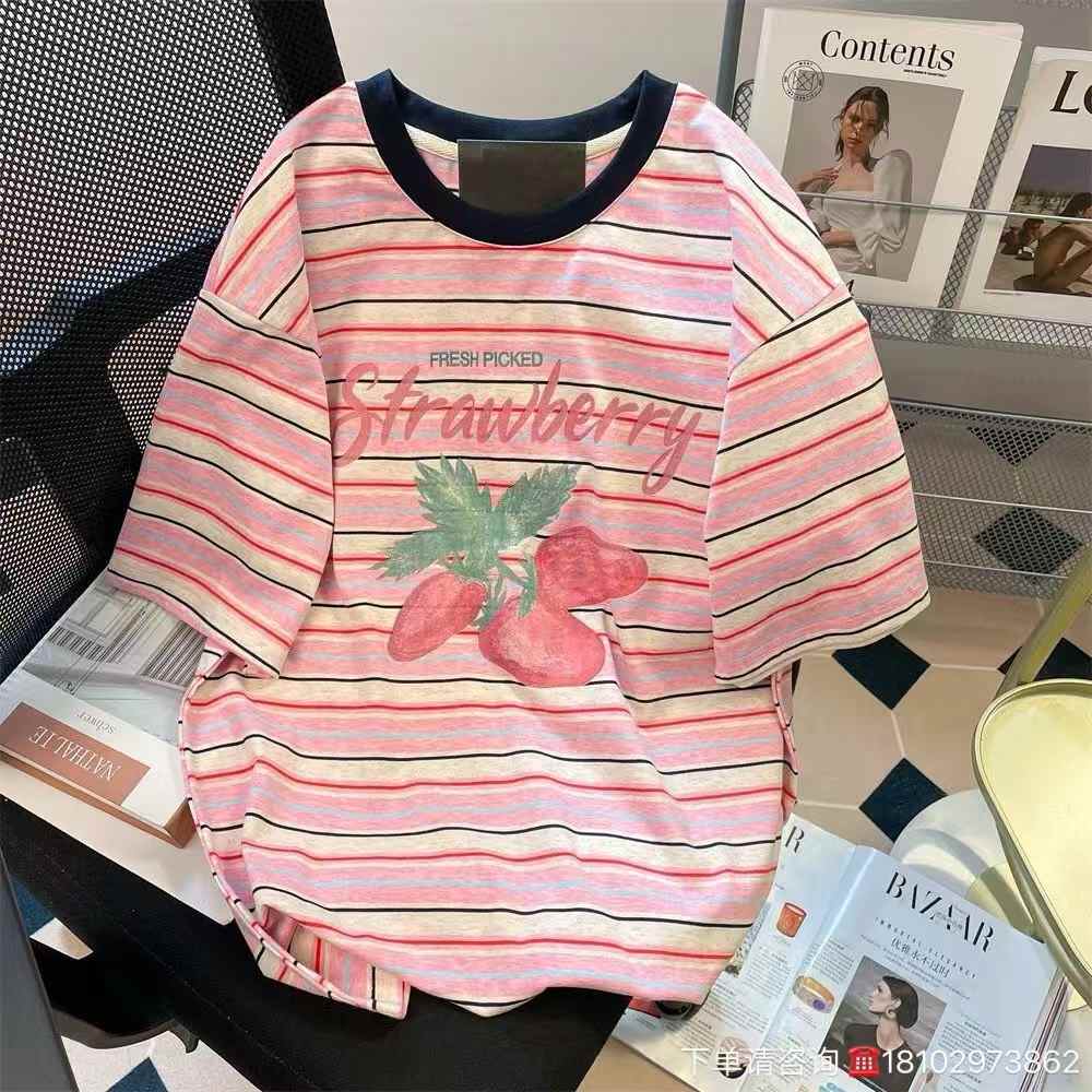 Women stripes T-shirts