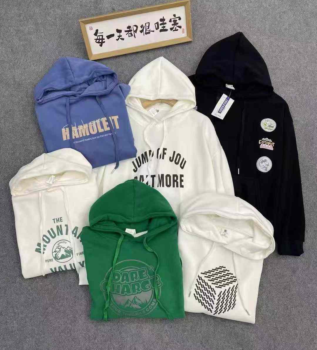 Men thickened hoodies & sweatshirts