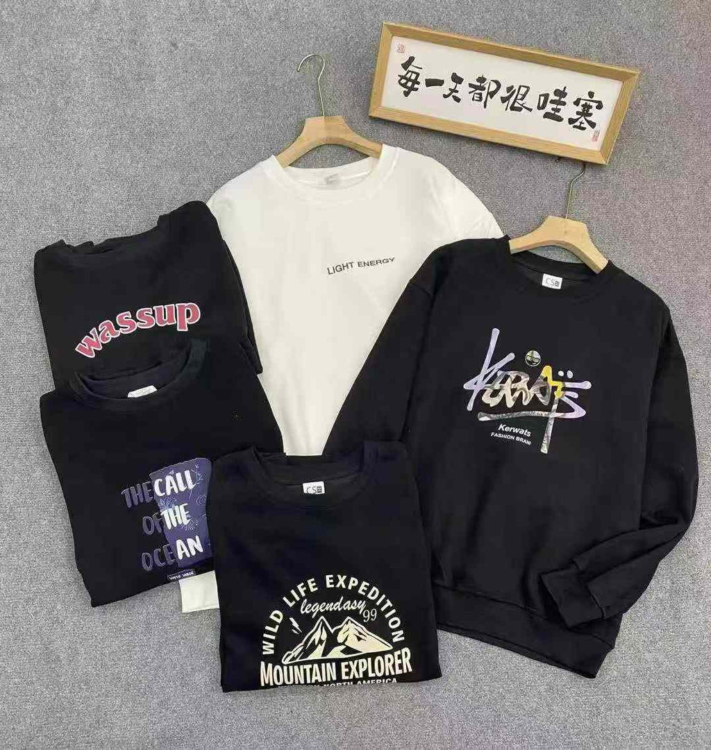 Men thickened hoodies & sweatshirts