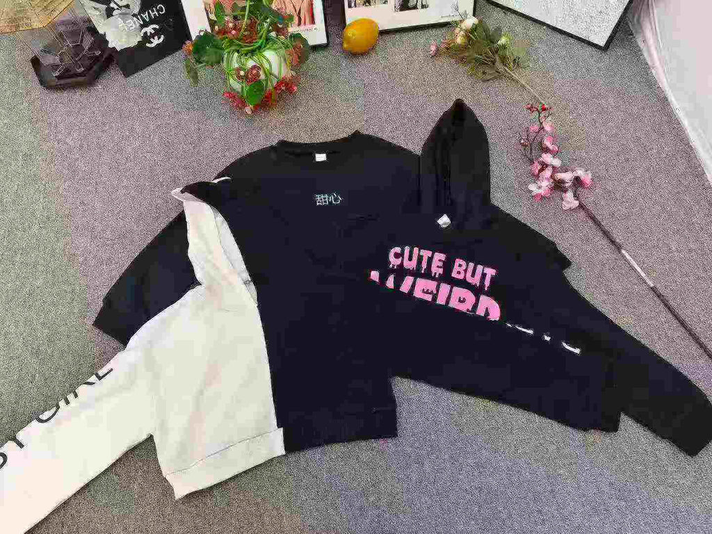 Kid's short-sleeved hooded sweatshirt