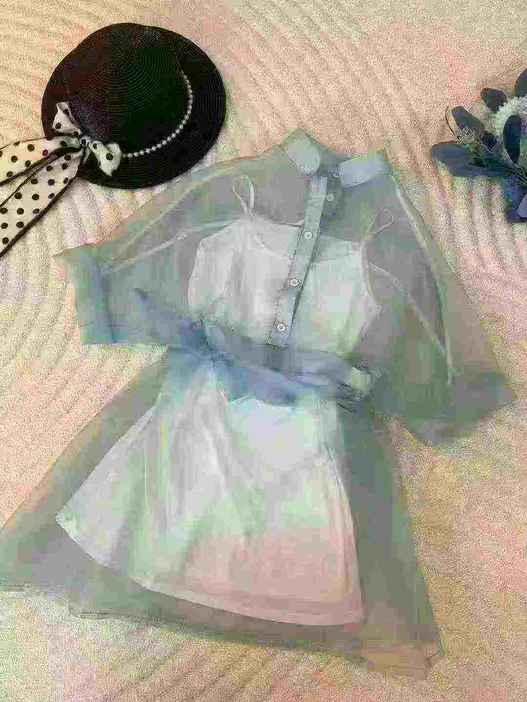 Women's Eugene Silk Strapless Dress Set