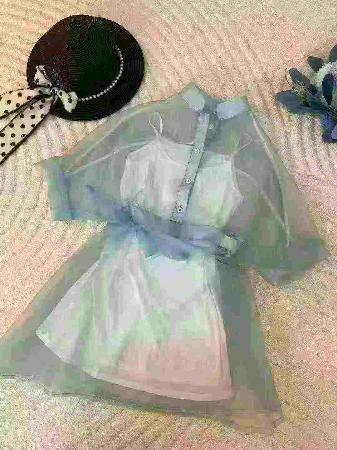 Women's Eugene Silk Strapless Dress Set