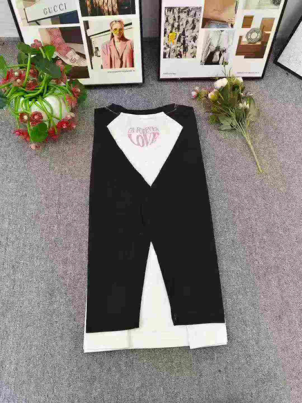 Kid's long-sleeved overcoat with shoulder straps