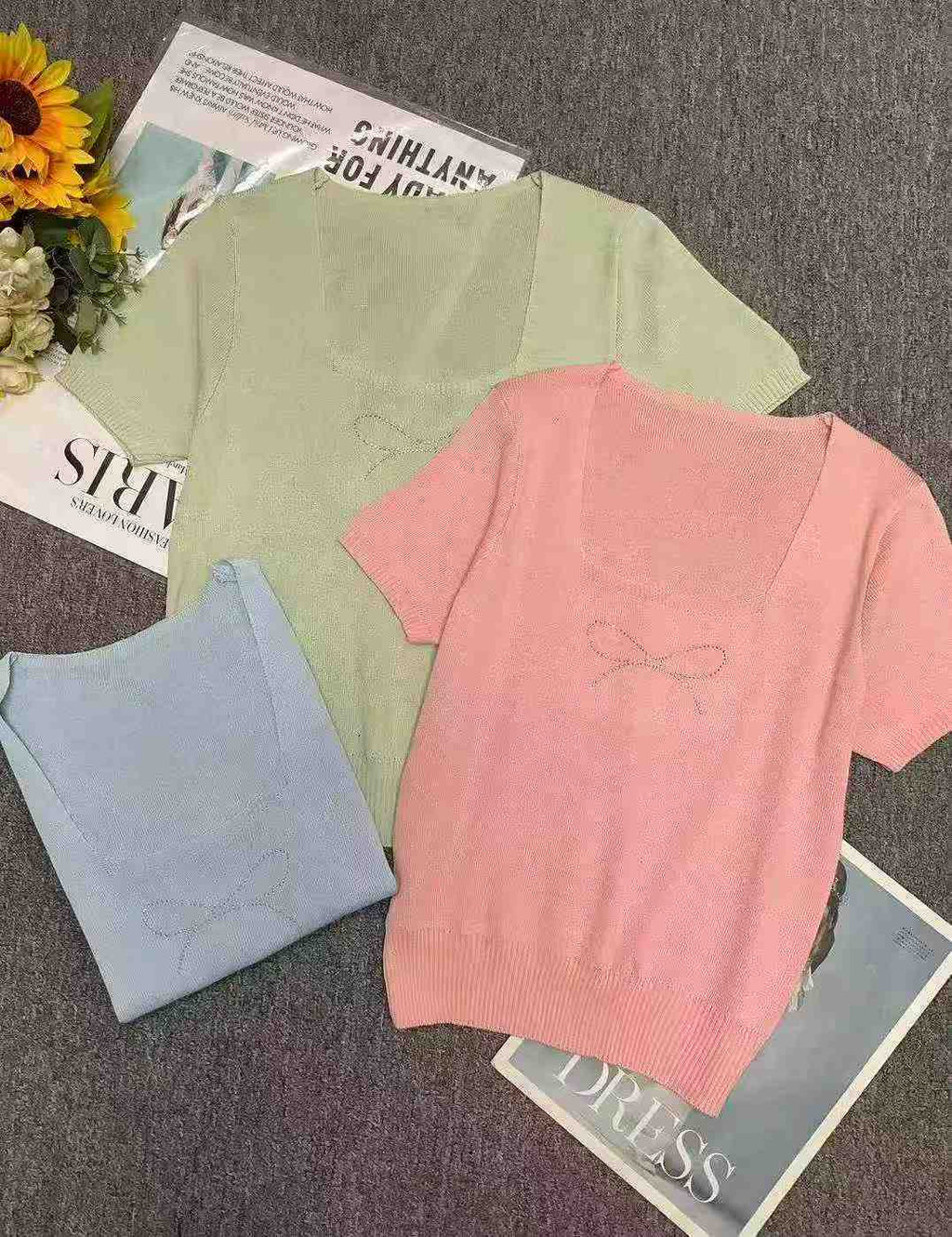 Women knitted t-shirts