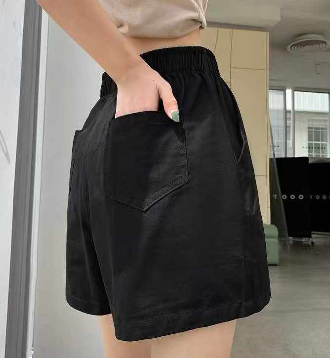 Women pure cotton cargo shorts