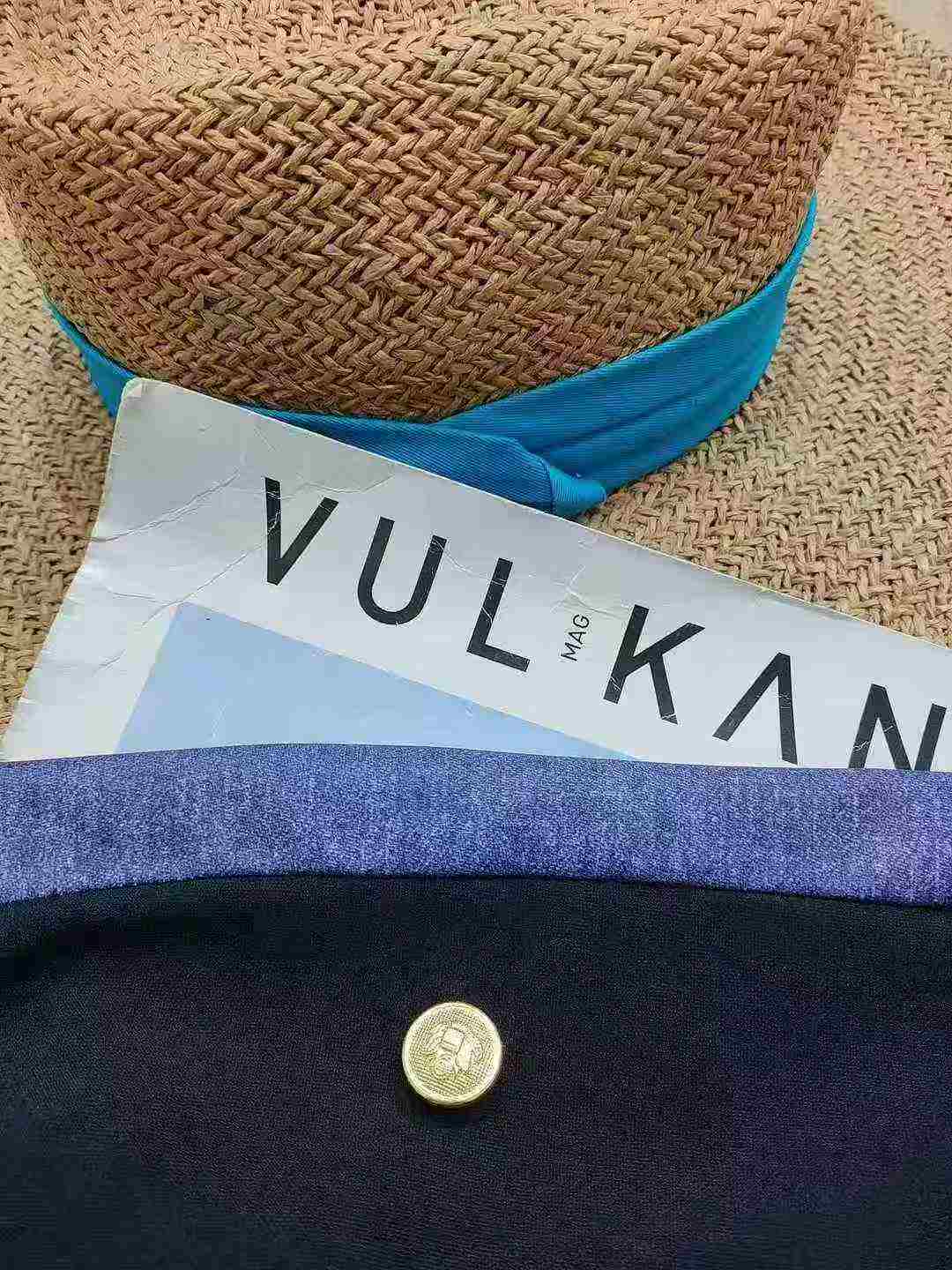 Women's denim-inspired plaid dress