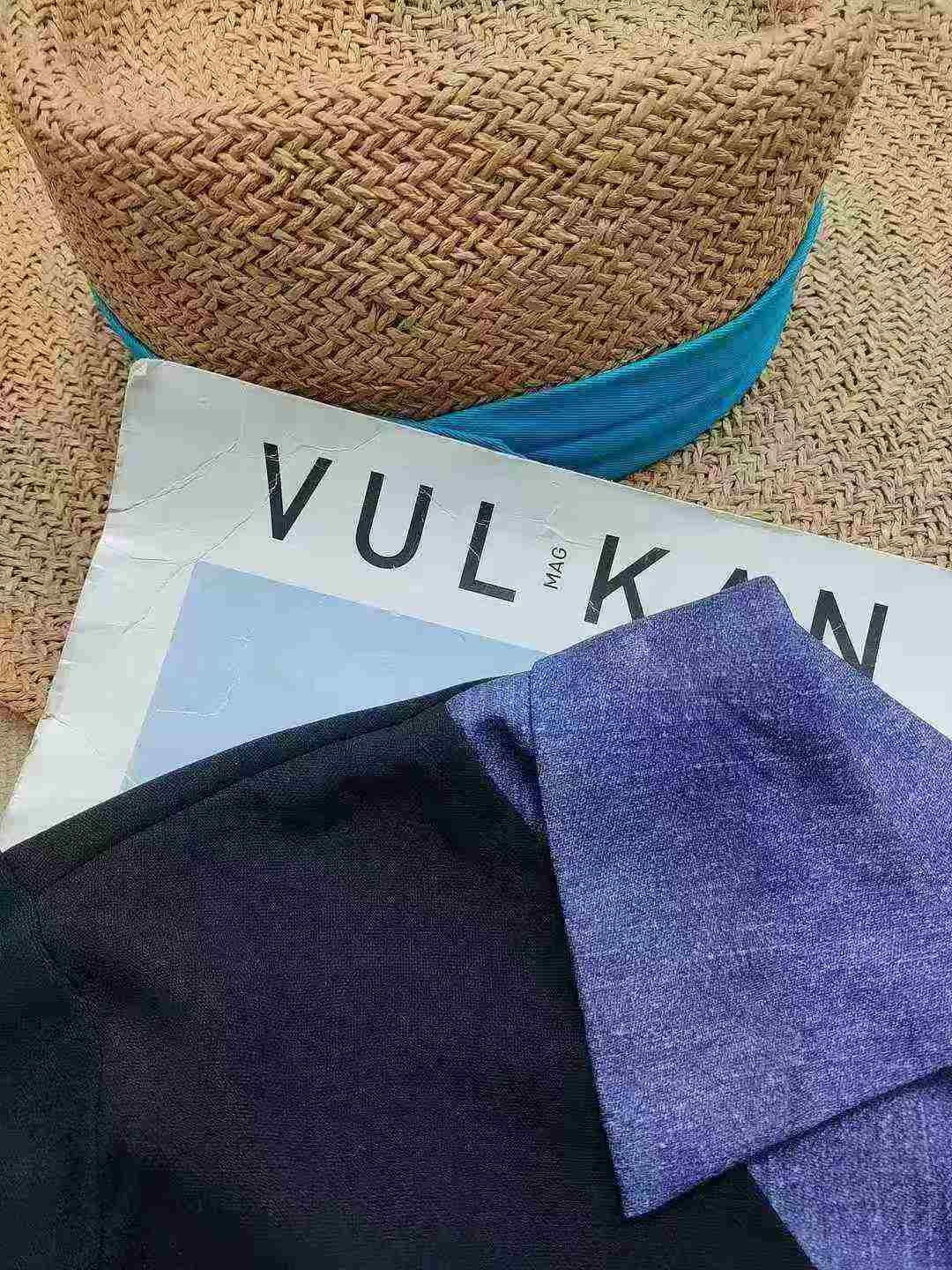 Women's denim-inspired plaid dress