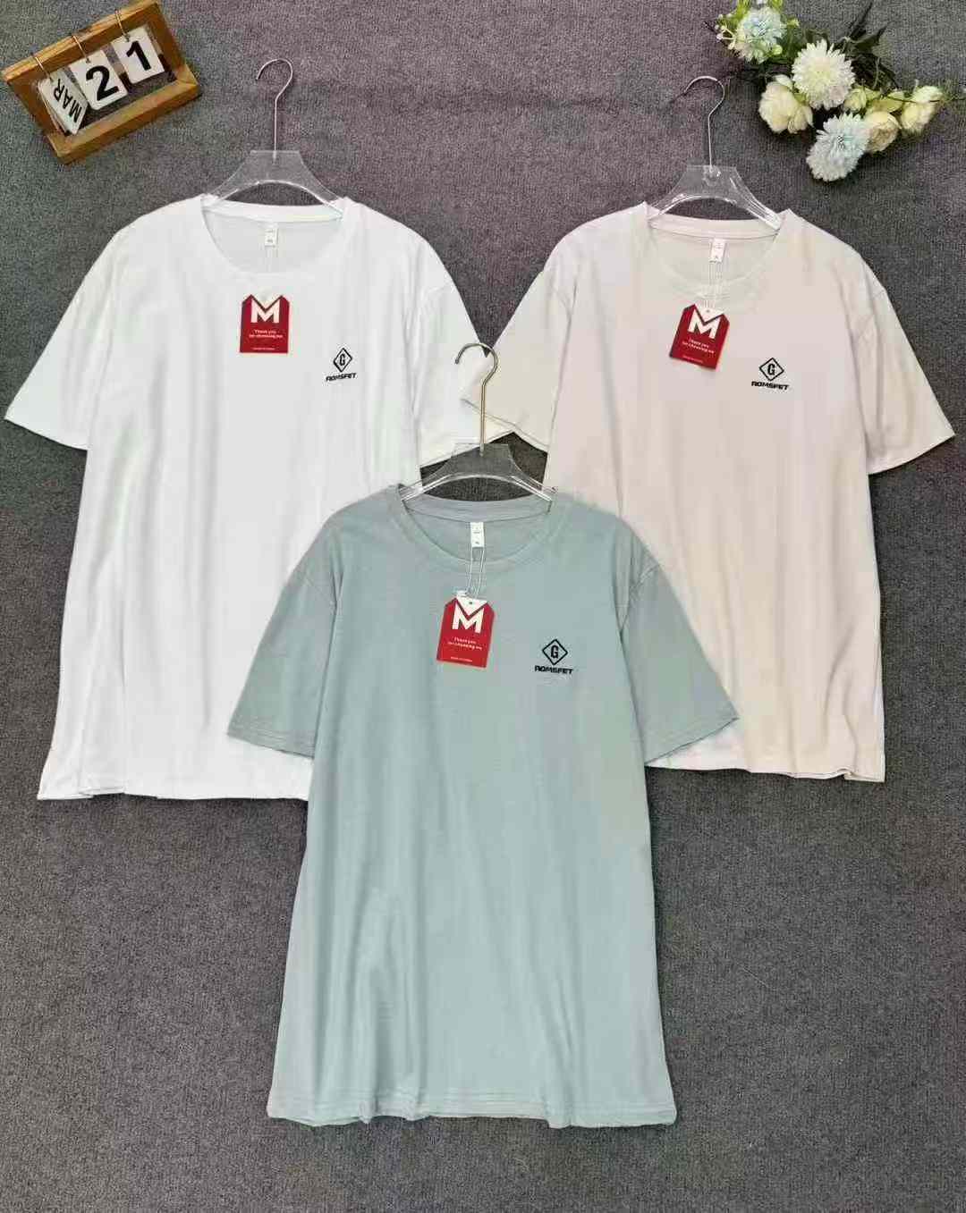 Mens embroidery T-shirts