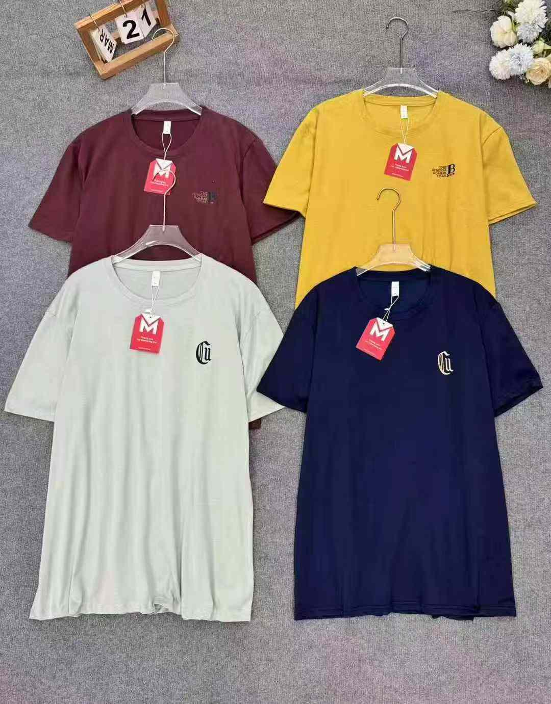 Mens embroidery T-shirts