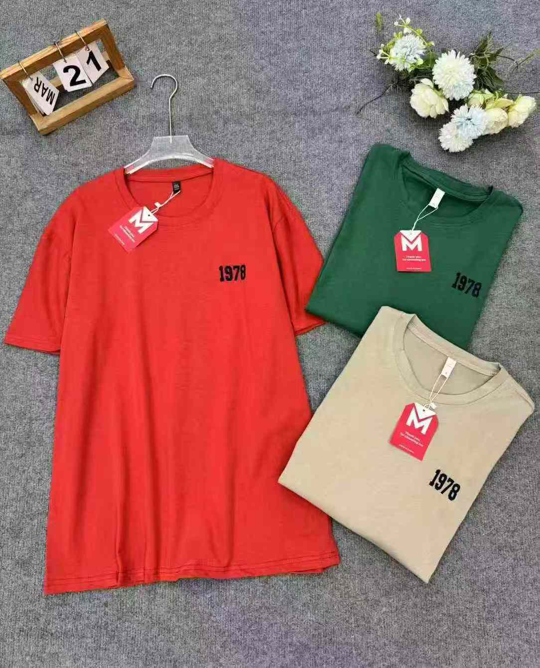 Mens embroidery T-shirts