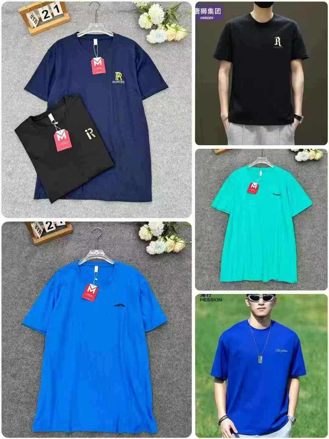 Mens embroidery T-shirts