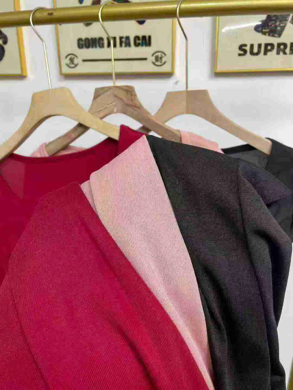 Women's French-style short petite round-neck fitted short-sleeved dress