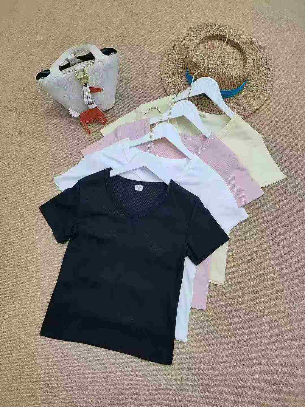 Women's simple and versatile casual T-shirt