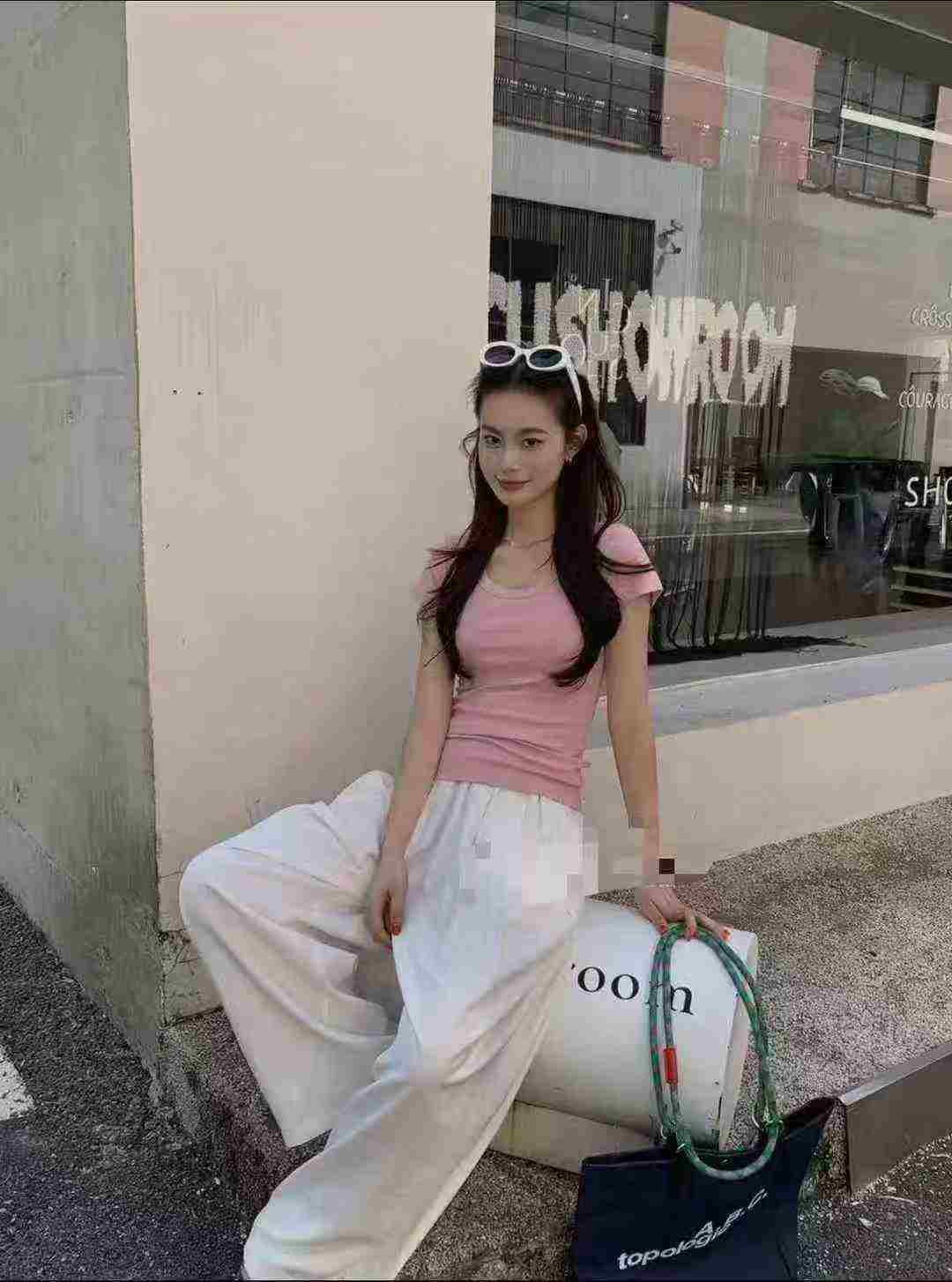 Women's simple and versatile casual T-shirt