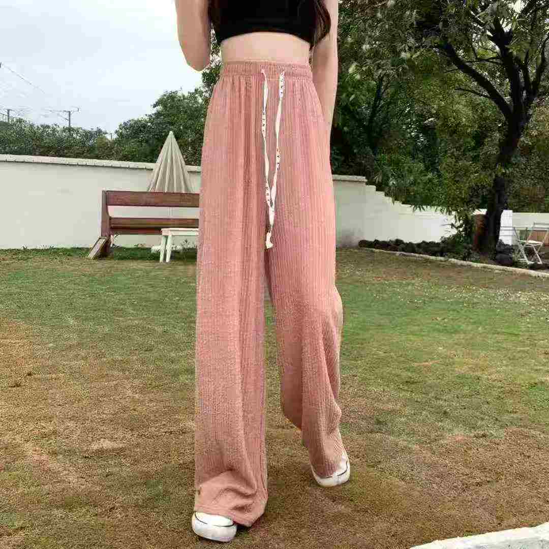 Women's French-style fashion versatile slimming high-waist pants