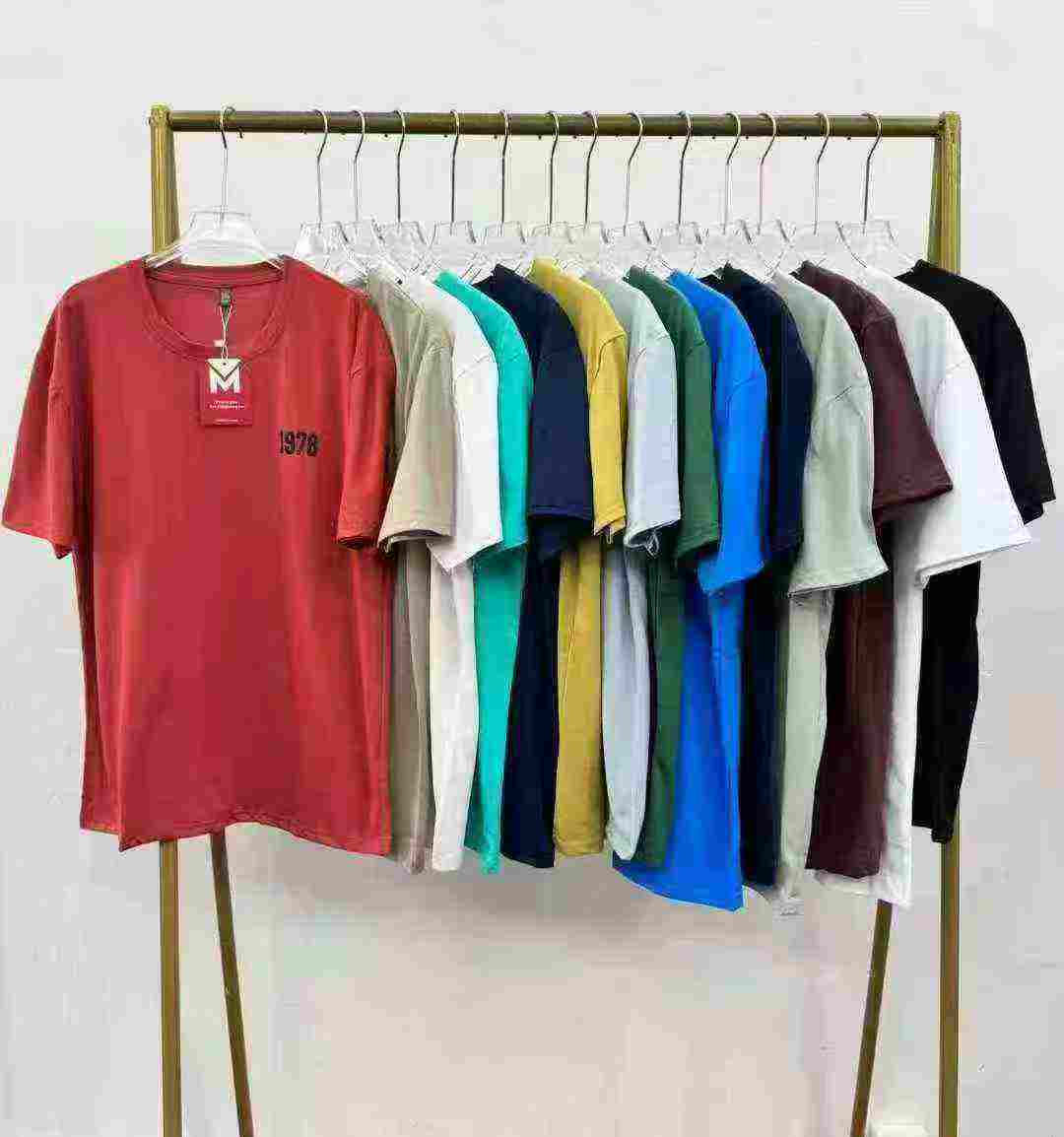 Men's Round-neck Embroidered T-Shirt