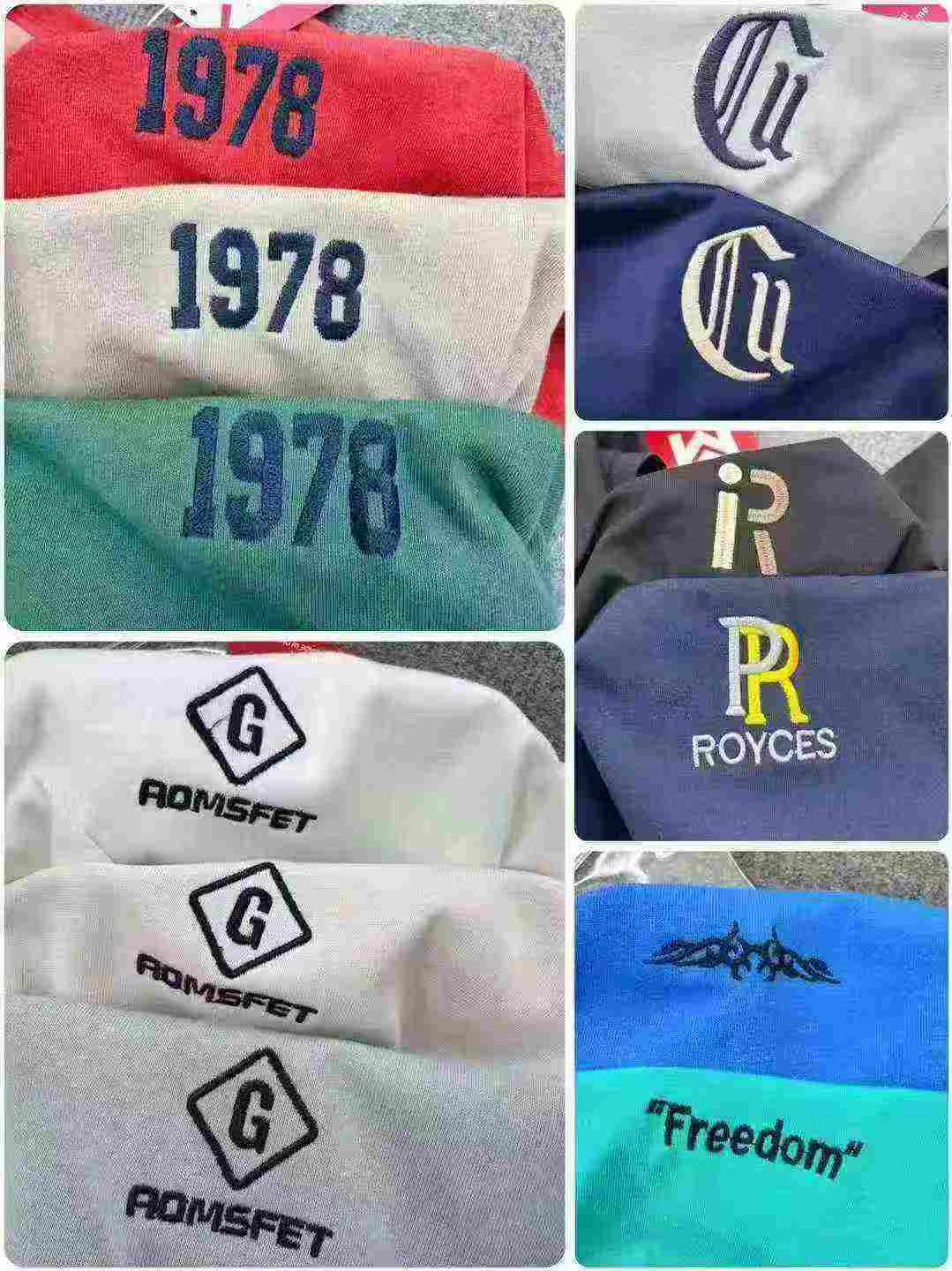 Men's Round-neck Embroidered T-Shirt