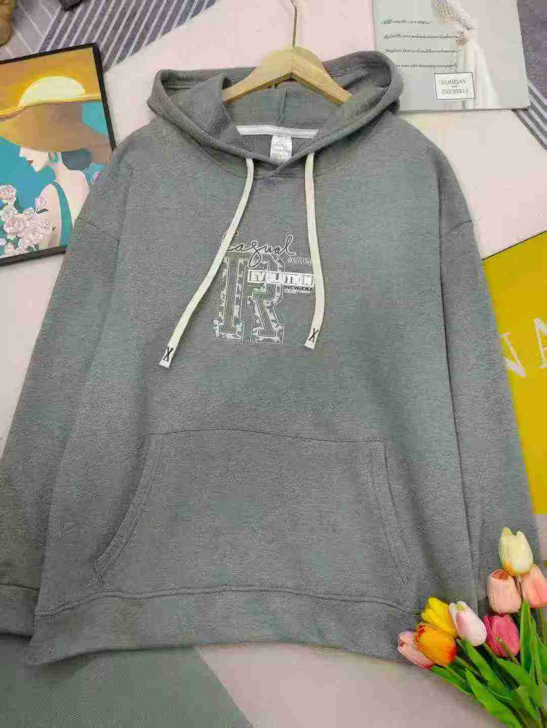 Men's and Women's Hooded Pullover Sweater