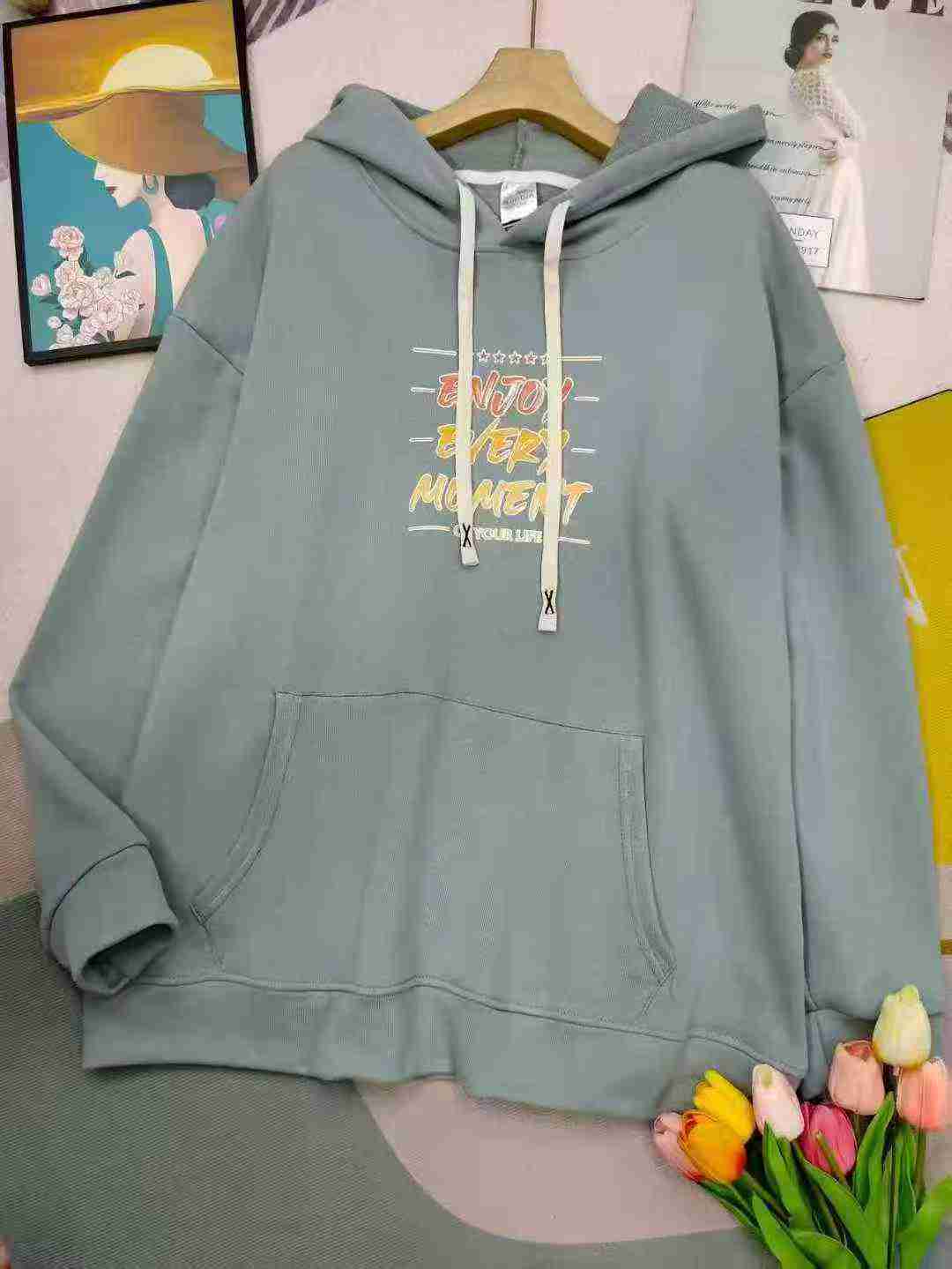 Men's and Women's Hooded Pullover Sweater