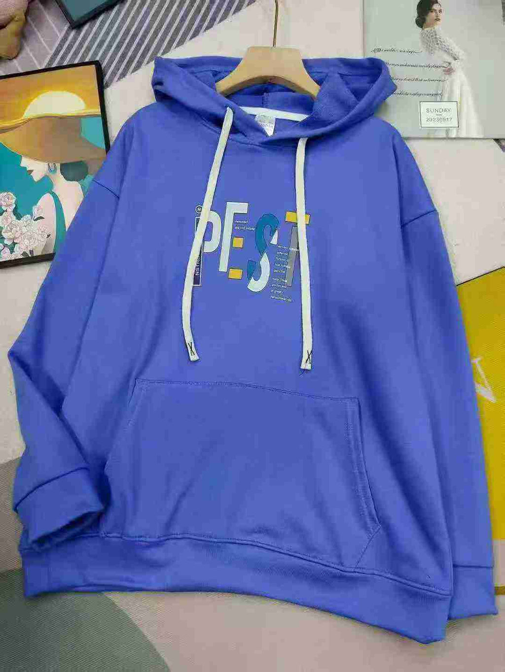 Men's and Women's Hooded Pullover Sweater