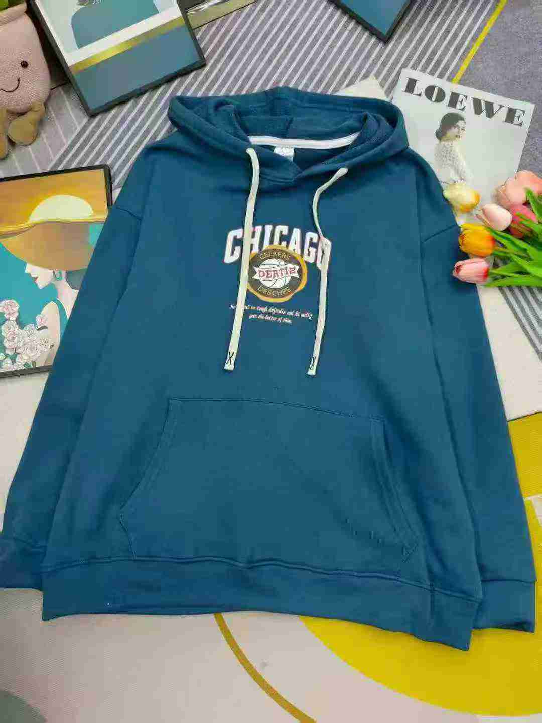 Men's and Women's Hooded Pullover Sweater