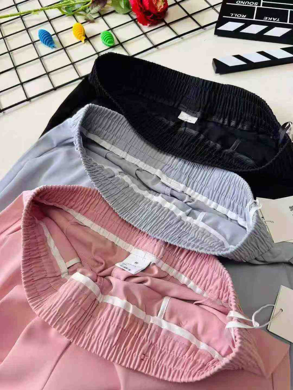 Women's casual straight-leg cigarette-shaped trousers