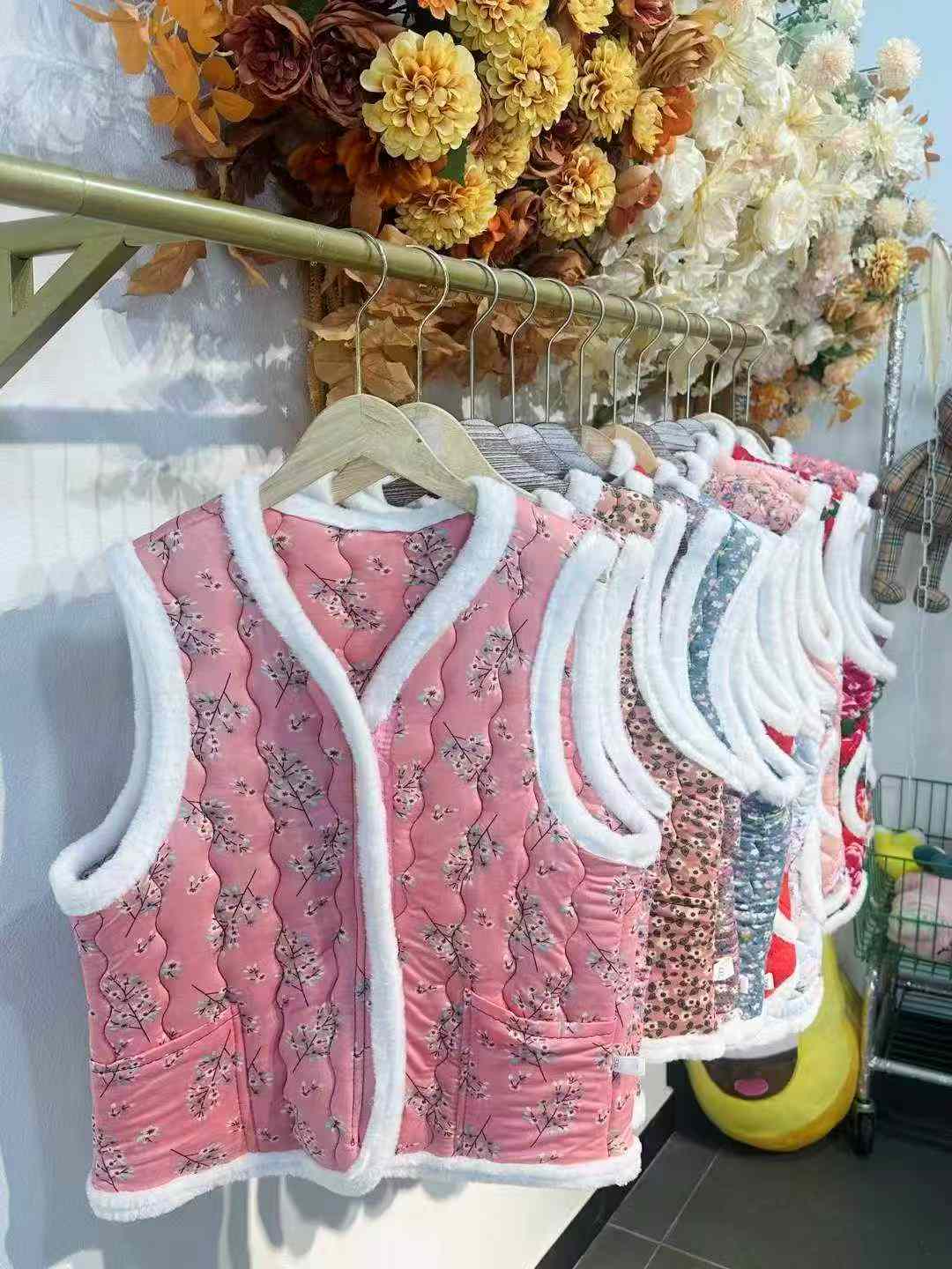 Women chinese-style cotton-padded vests