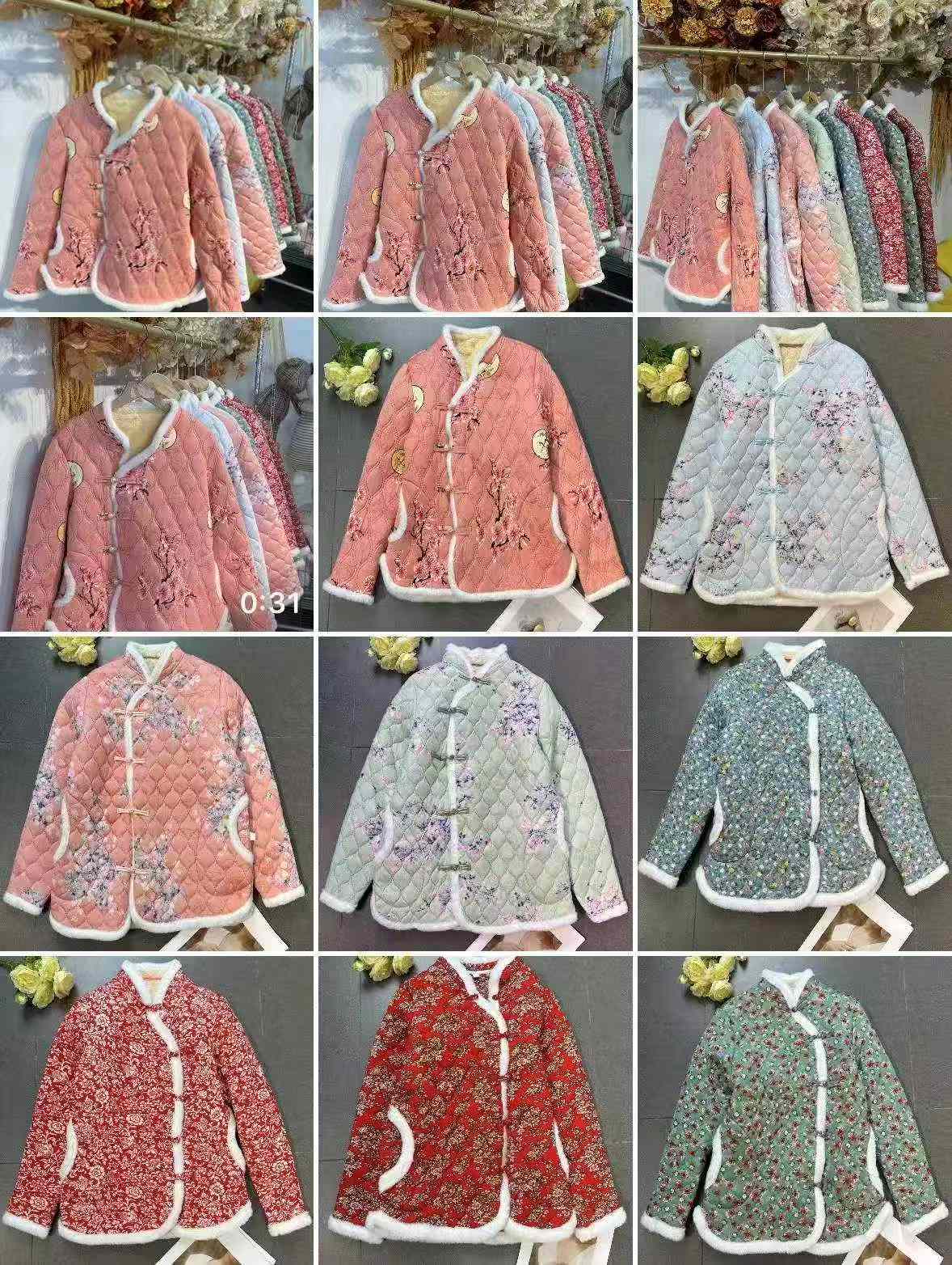 Women Chinese-style cotton-padded jackets