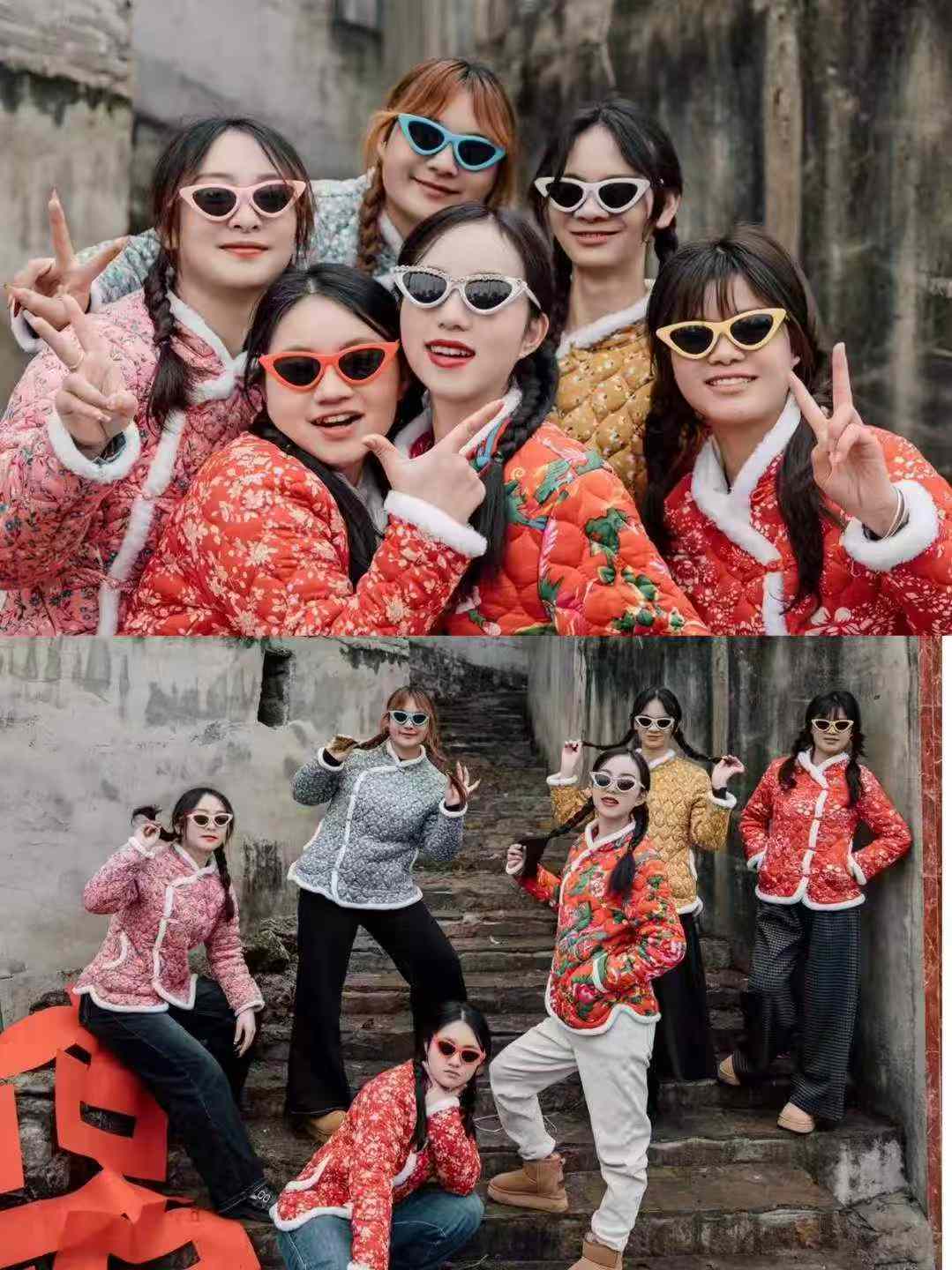 Women Chinese-style cotton-padded jackets