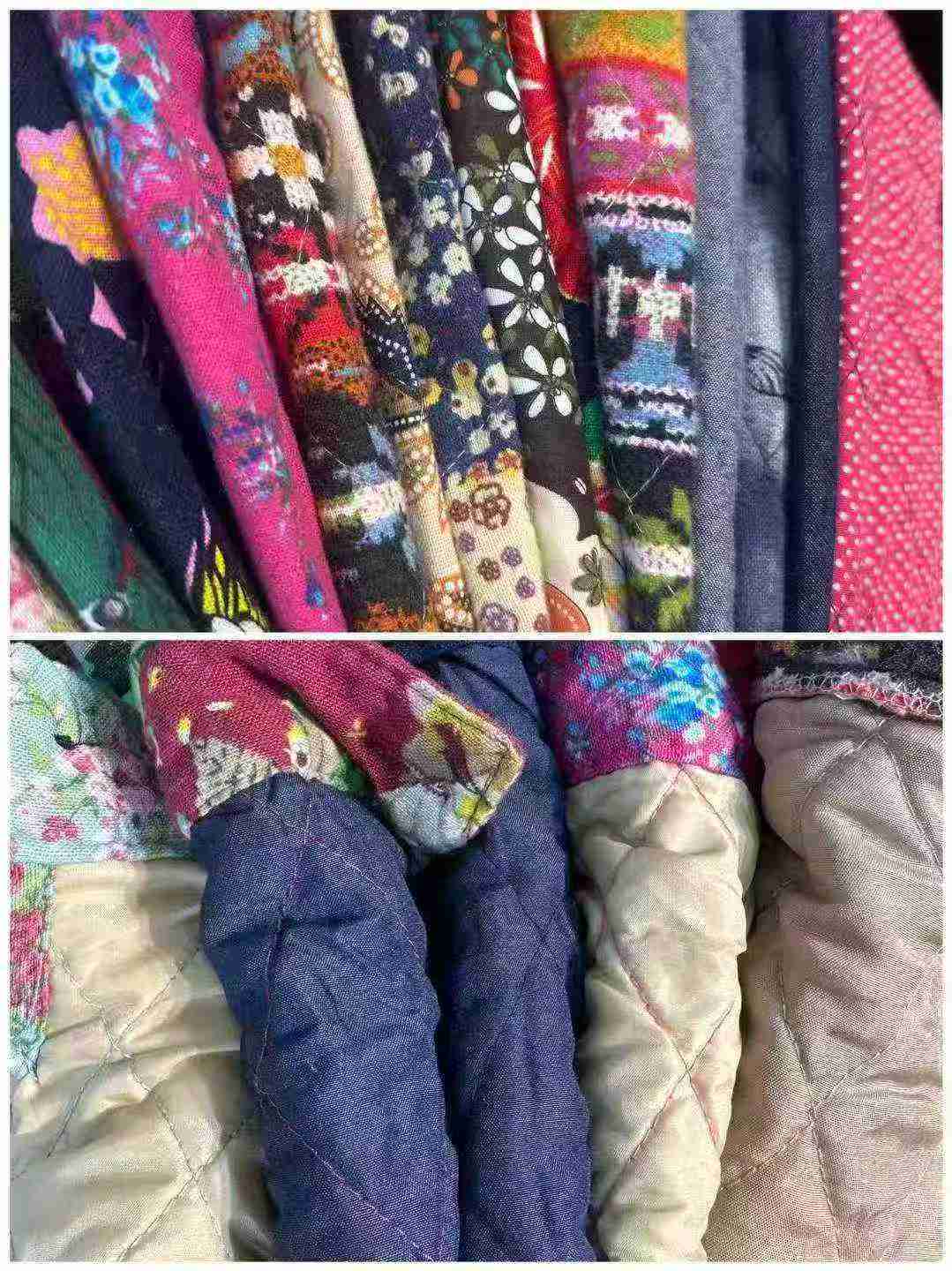 Women middle-aged cotton-padded jackets