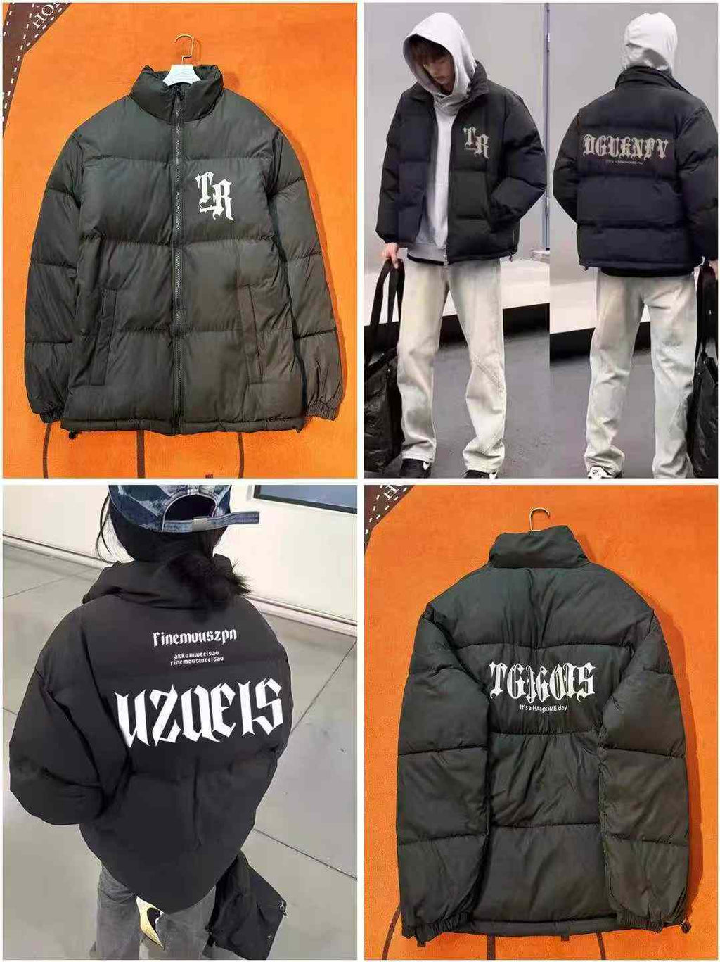 Men and Women puffer jackets