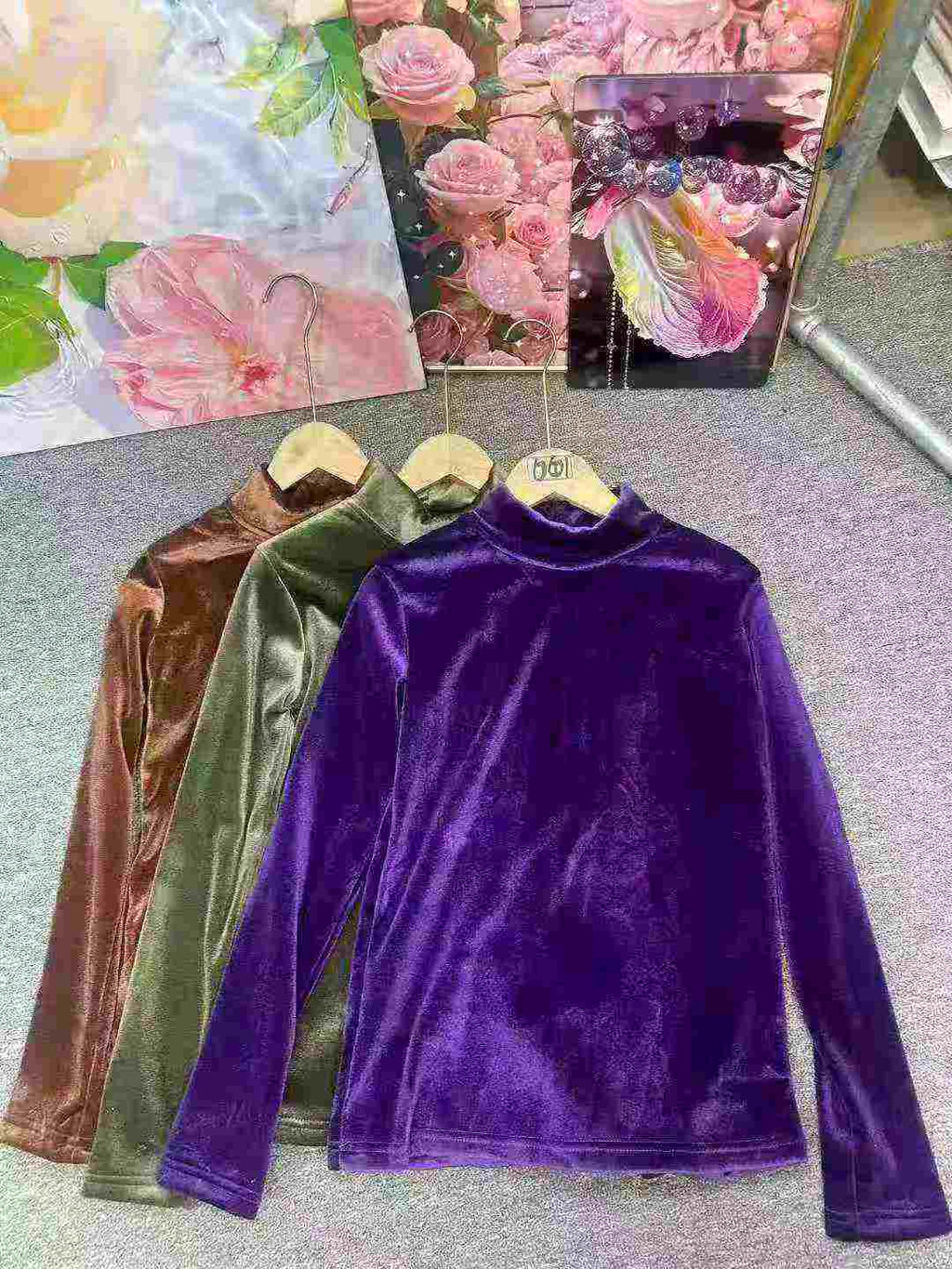 Women's thick fleece base layer shirt