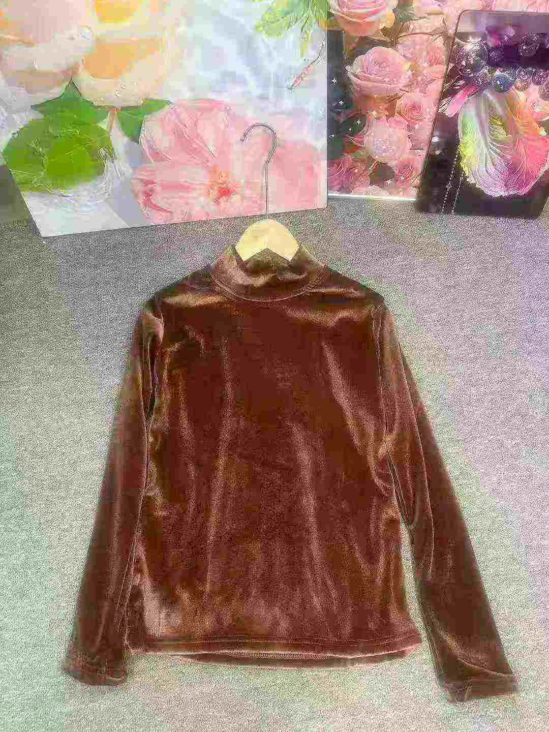 Women's thick fleece base layer shirt