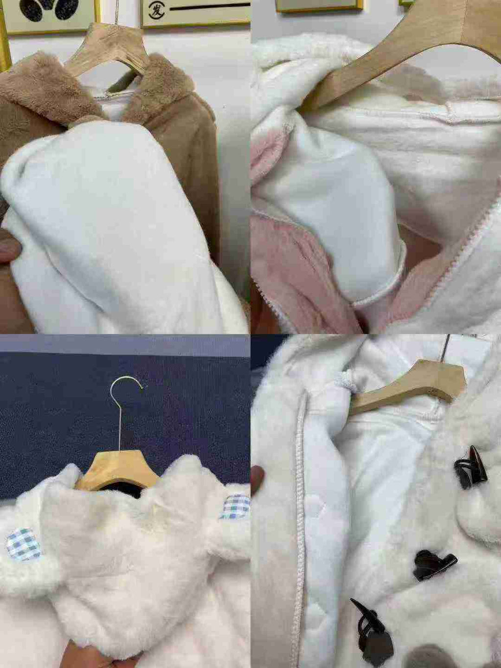 Women's thick fleece jacket with added padding