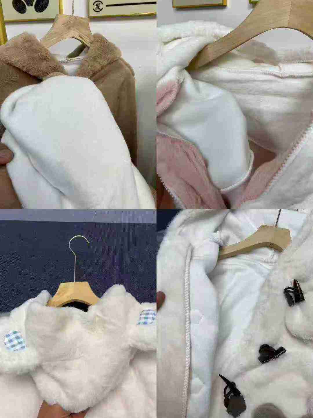 Women's thick fleece jacket with added padding