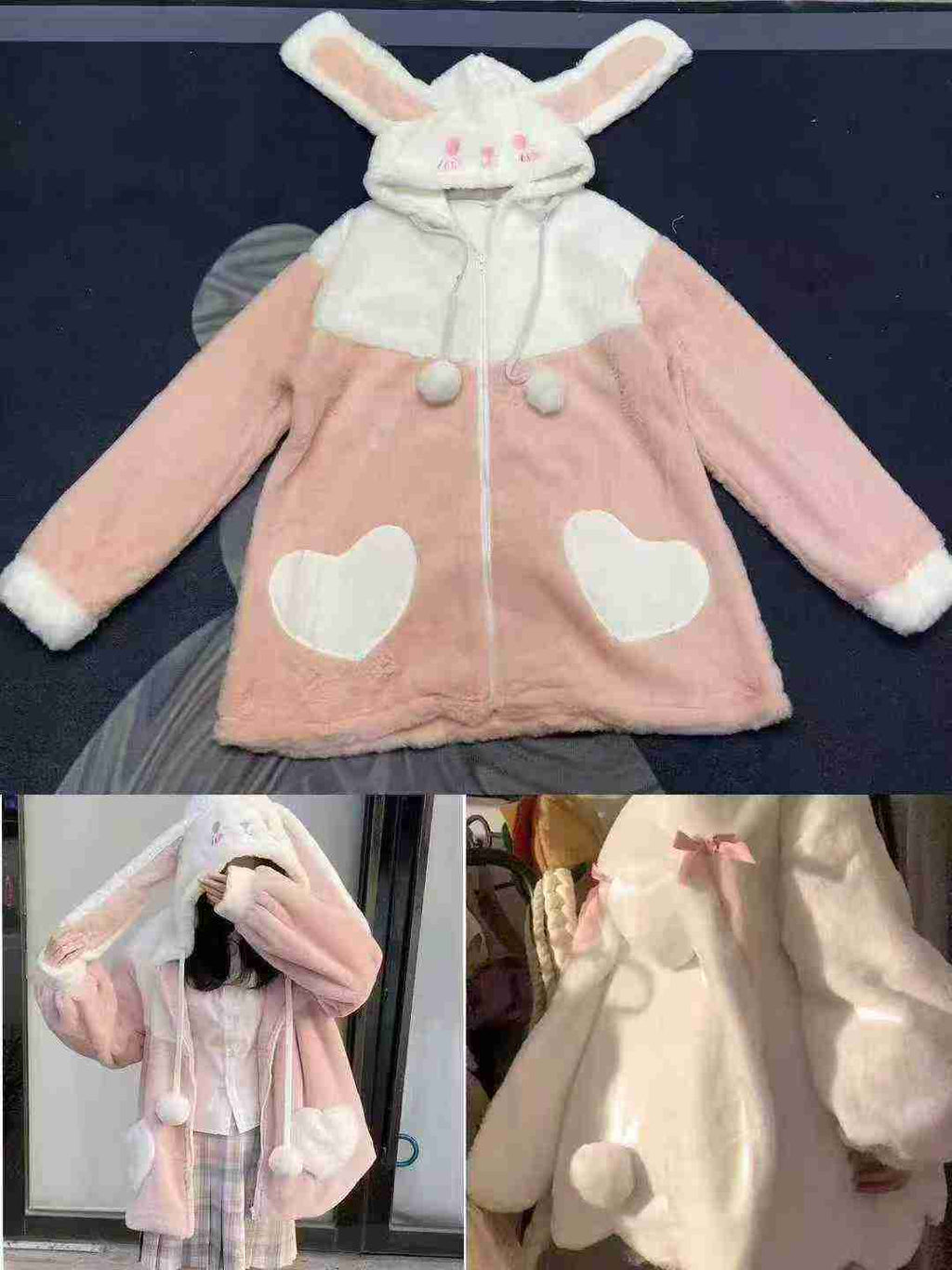 Women's thick fleece jacket with added padding