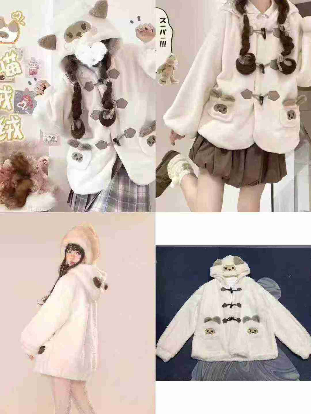 Women's thick fleece jacket with added padding