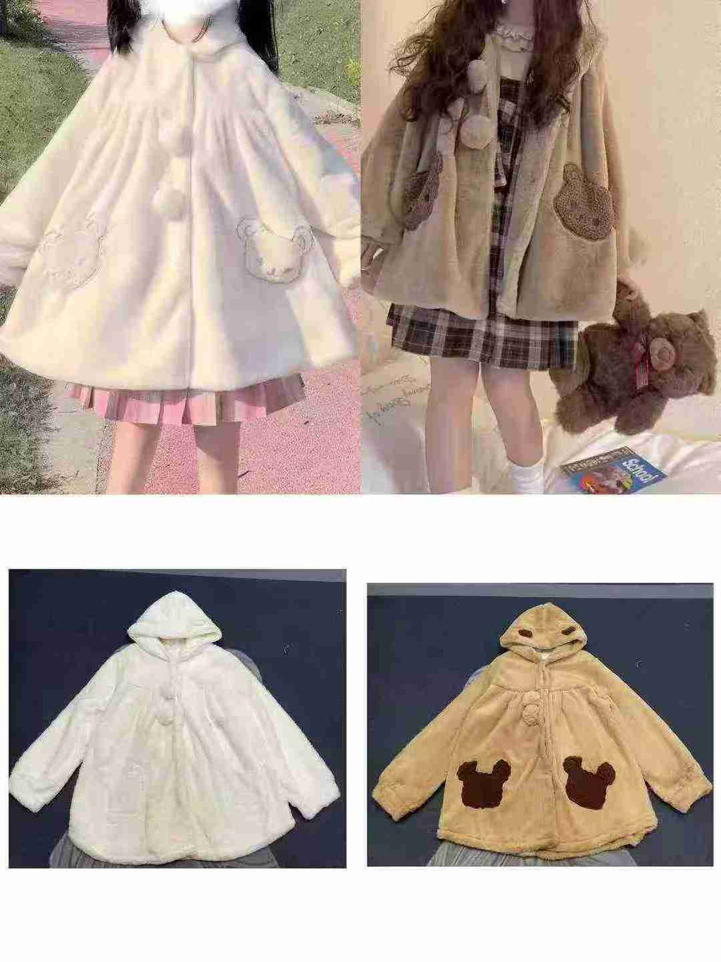 Women's thick fleece jacket with added padding